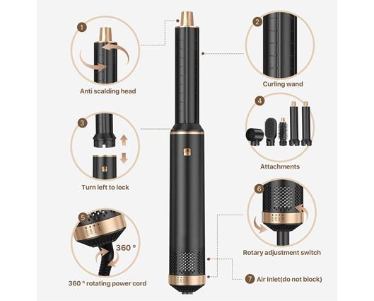 5 in 1 Hot Air Styler Brush