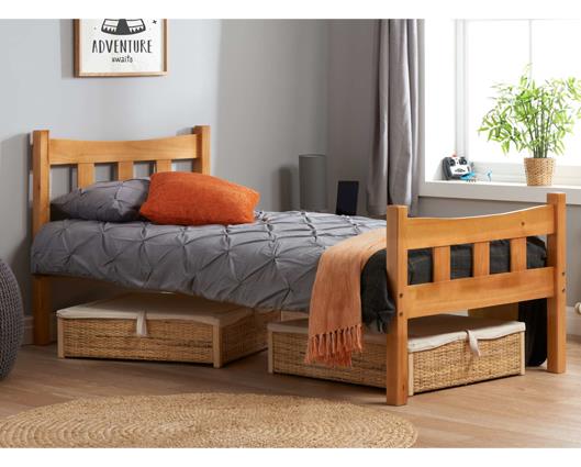 Miami Single Bed - Pine