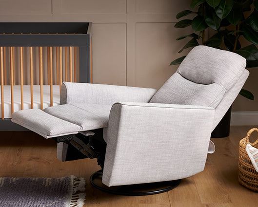 Savannah Swivel Glider Recliner Chair � Pebble
