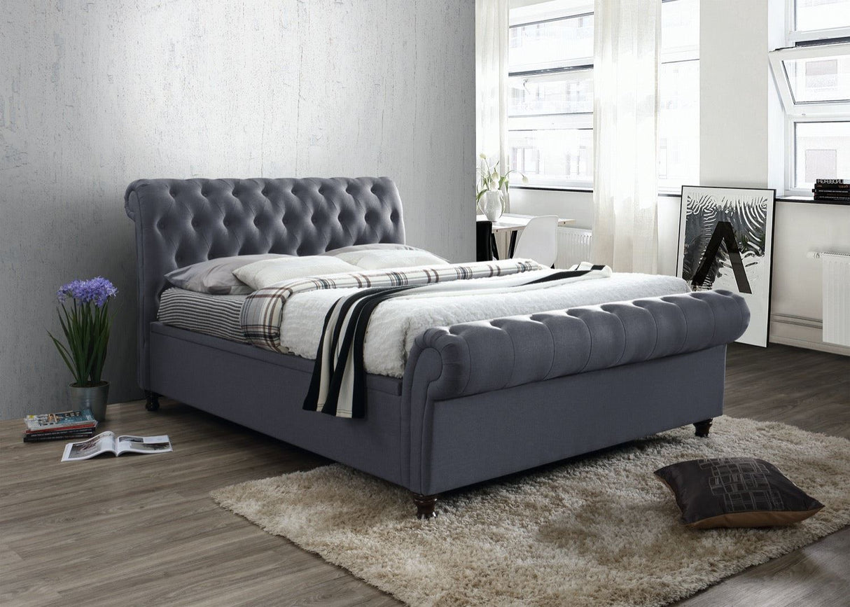 Castello Super King Side Ottoman Bed