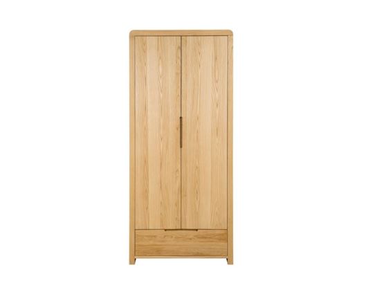 CURVE 2 DOOR 1 DRAWER WARDROBE
