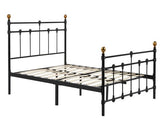 Atlas Double Bed - Black