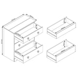 Corona Classic 4 drawer chest of drawers