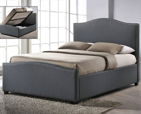 Brunswick Double Ottoman Bed Frame - Grey