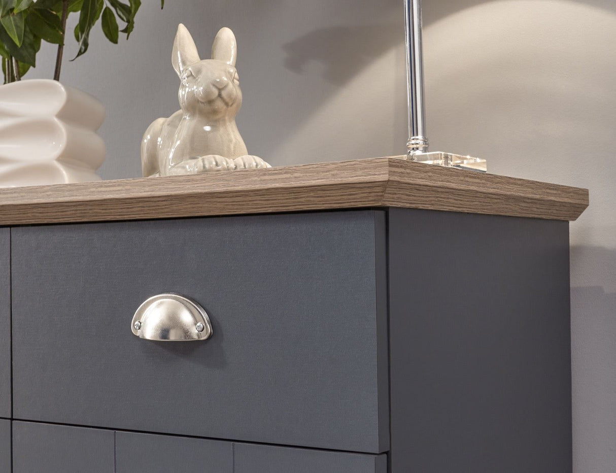 Kendal compact sideboard slate blue