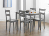 SET OF KOBE RECTANGULAR TABLE & 4 CHAIRS