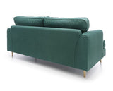 Harper 3 Seater - Forest Green