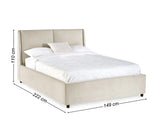 Maddock Ottoman Storage King Bed - Beige