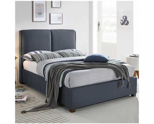 Oslo King Bed Frame - Dark Grey