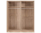 MALVERN 4 DOOR WARDROBE - SONOMA OAK EFFECT