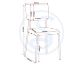 SHELDON DINING CHAIR (X4 PER BOX) - IVORY BOUCLE FABRIC