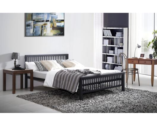 Meridian King Bed Frame - Black