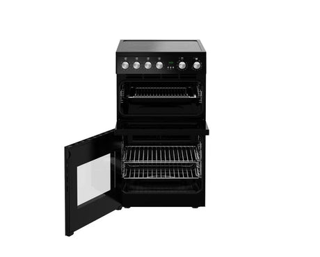 New World NWDO60CB 60cm Double cavity Electric Cooker with Ceramic Hob