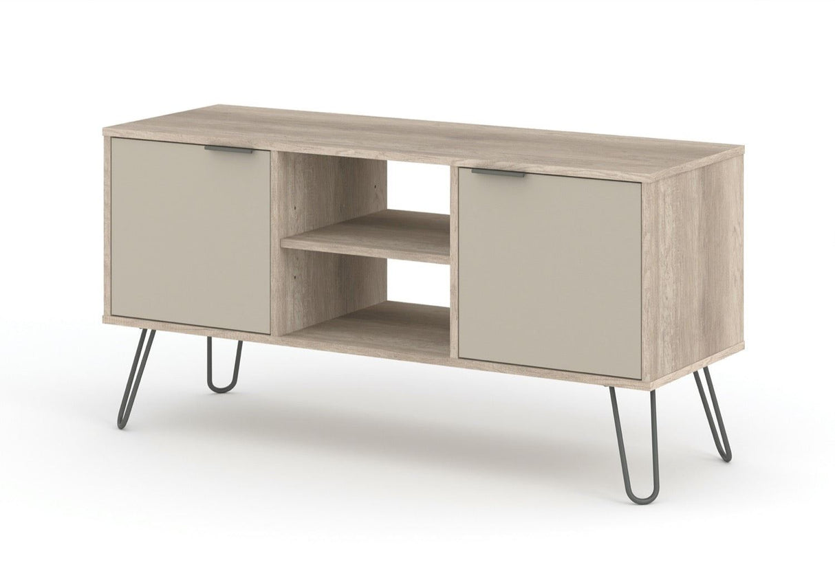 Driftwood Augusta 2 door flat screen TV unit