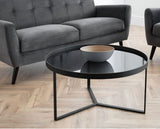 LOFT COFFEE TABLE - SMOKED GLASS