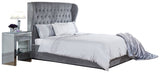 Dakota 150cm Ottoman Bed with Solid Base Platinum