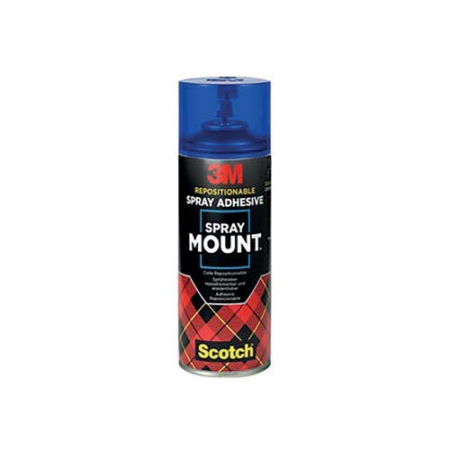 3M SprayMount Transparent Repositioning Adhesive 400ml Aerosol SMOUNT