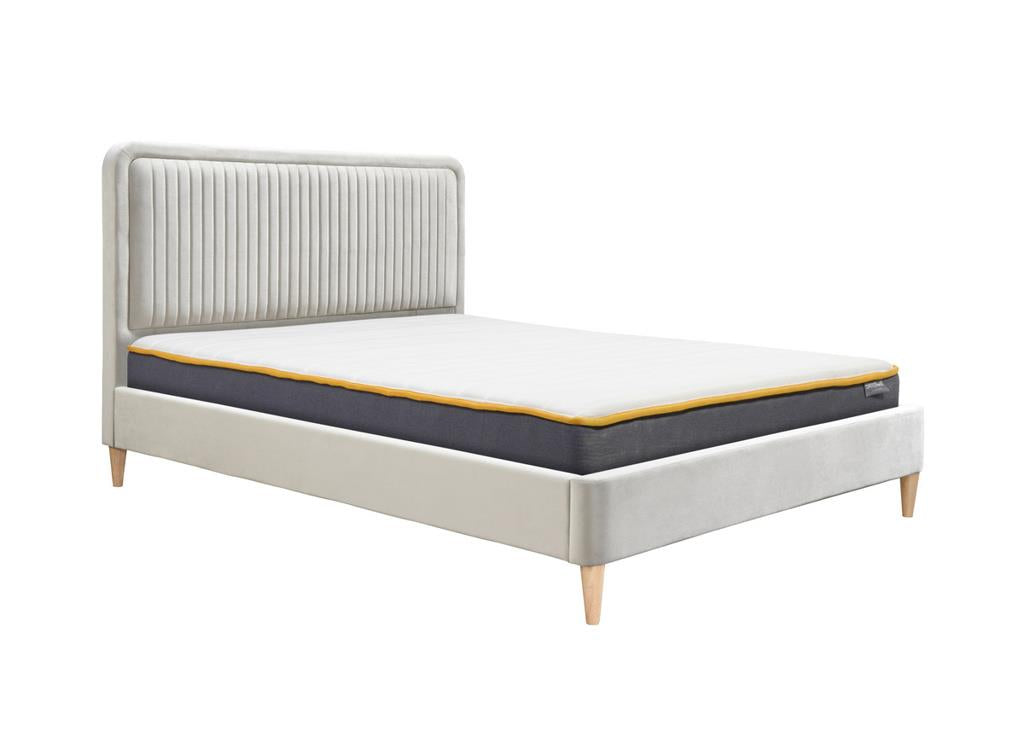 Blair King Bed - Grey