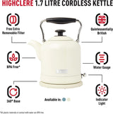Haden Highclere Cream Kettle