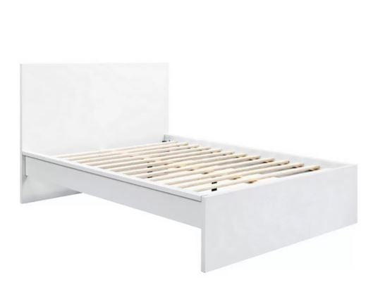 Oslo Double Bed - White