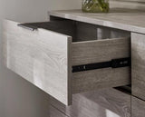 Bali 6 Drawer Wide Chest Grey Oak