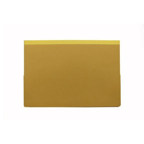 Exacompta Guildhall Double Pocket Wallet 315gsm Yellow A4&#47;Foolscap (Pack of 25) 218-YLWZ