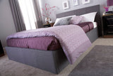 Ascot 150cm ottoman grey fabric