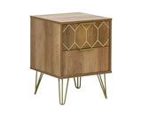 Orleans 2 Drawer Bedside Mango