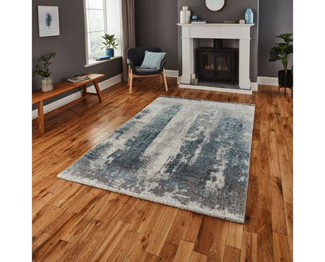 Brooklyn 8595 Ivory/Blue- 160 x 220