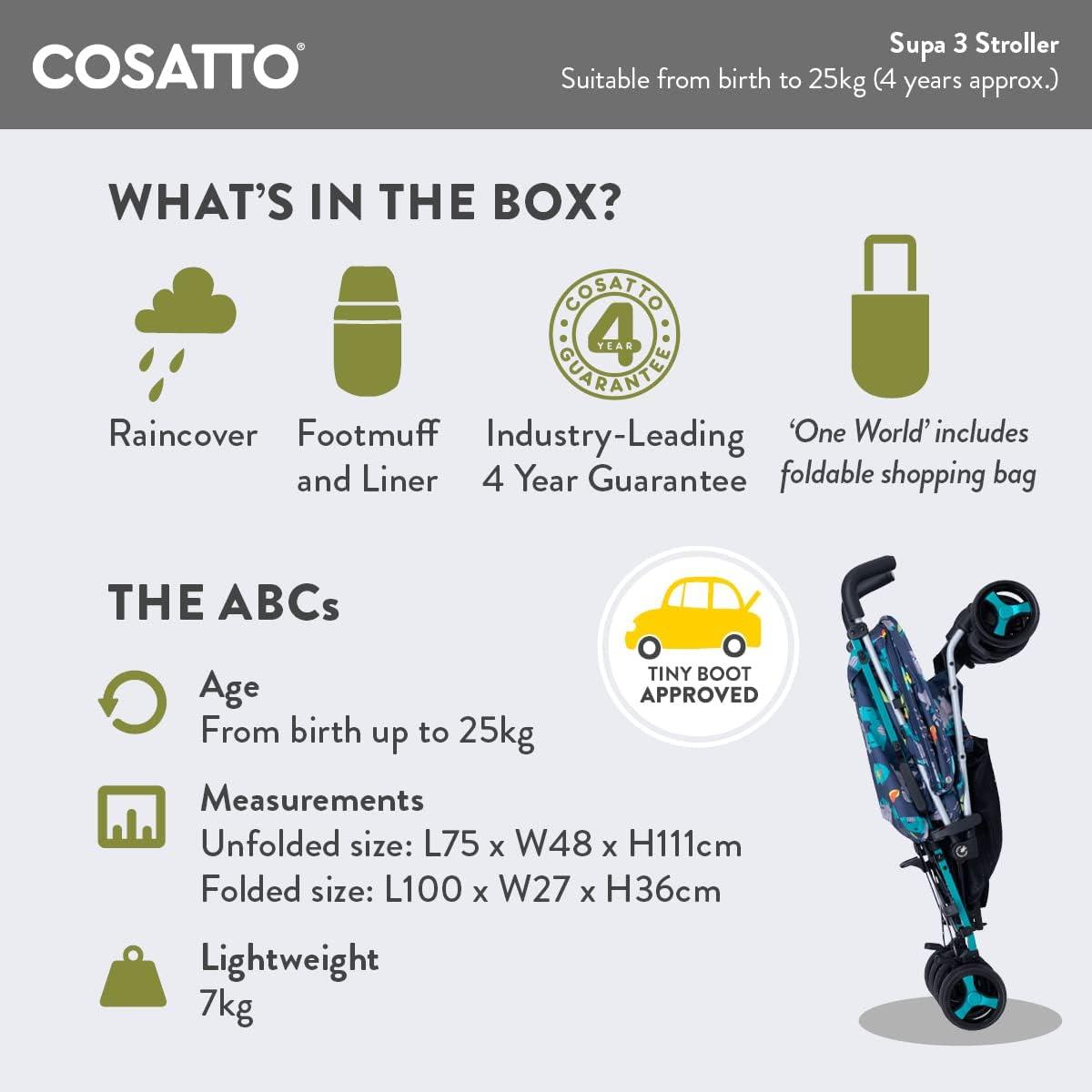 Supa 3 Stroller - Beep Beep