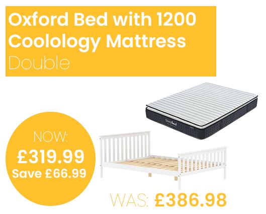 Oxford Bed with SleepSoul Coolology 1200 Mattress - Double