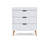 Maya Changing Unit - White with Natural