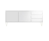Monaco 2 Door 3 Drawer Cabinet in White