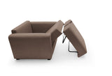 Olly Single Sofa Bed - Tan Brown