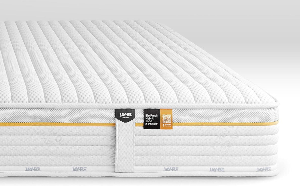 Jay-Be® Bio Fresh Hybrid 2000 e-Pocket Eco-Friendly Mattress - Single