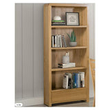 CURVE OAK TALL BOOKCASE