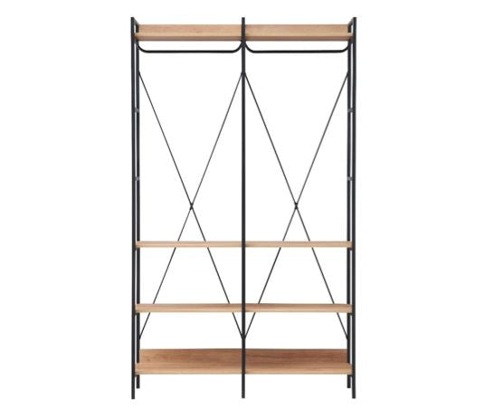 Claire Open Wardrobe- Riveria Oak