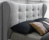 Harper Double Bed - Dove Grey