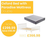 Oxford Bed with SleepSoul Paradise Mattress - Double