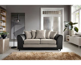 Dylan 3 Seater-Brown & Beige