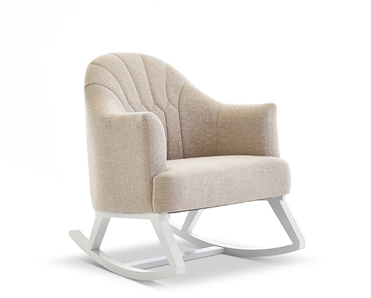 Round Back Rocking Chair - Oatmeal