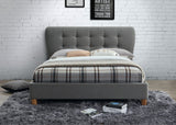 Stockholm King Bed - Grey