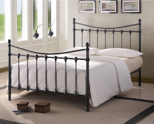 Florida Double Bed Frame - Black