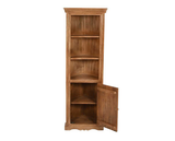 Artwork Mango Wood Corner Bookcase