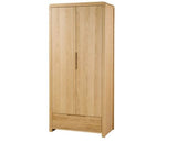 CURVE 2 DOOR 1 DRAWER WARDROBE