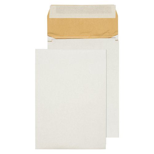 Q-Connect Padded Gusset Envelopes B4 353x250x50mm Peel and Seal White (100 Pack) KF3532