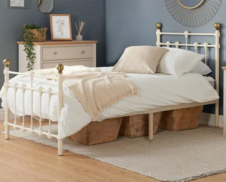 Atlas Single Bed - Cream