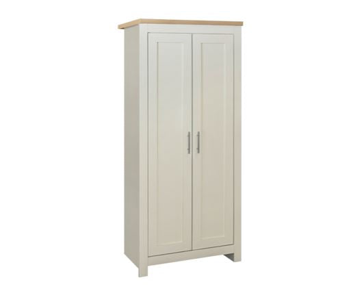 Highgate 2 Door Wardrobe-Cream