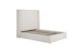 Maisey Ottoman Bed White Boucle - King