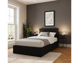 end lift ottoman 90cm black